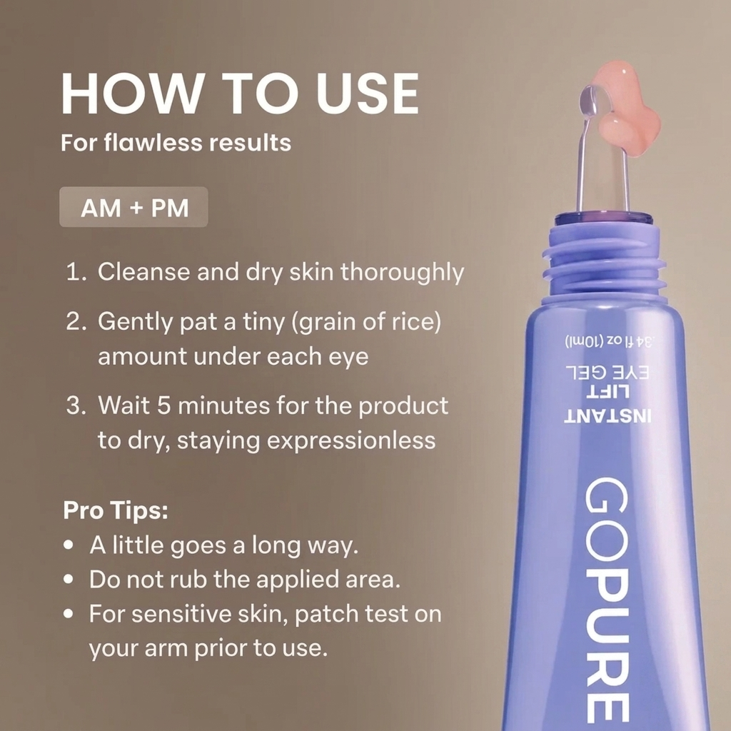 InstaLift Under Eye Gel for men